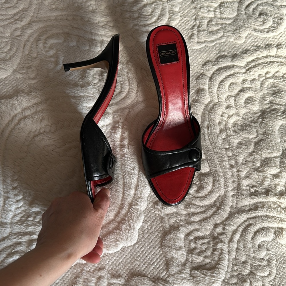 Coach leather sandals - Picture 2 of 7